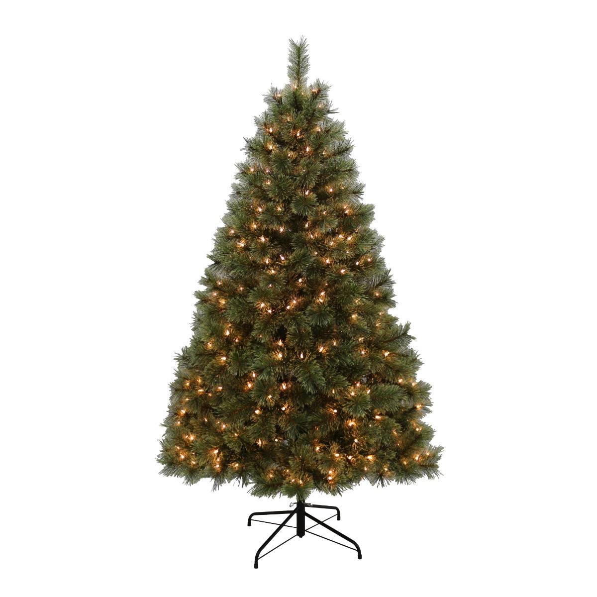 7FT Prelit Cashmere Christmas Tree - Warm White