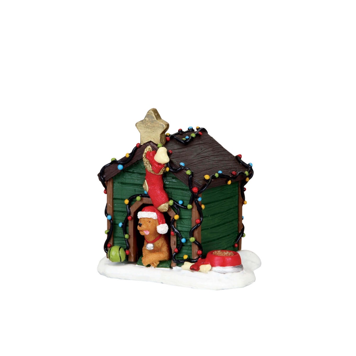 Lemax Decorated Light Doghouse