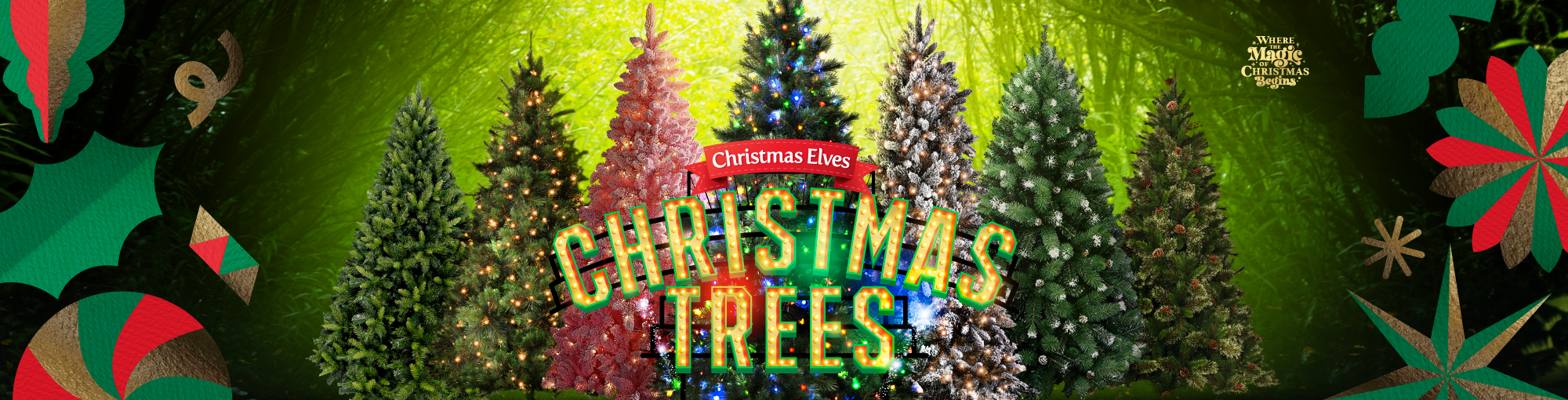 Artificial Christmas Trees at Christmas Elves