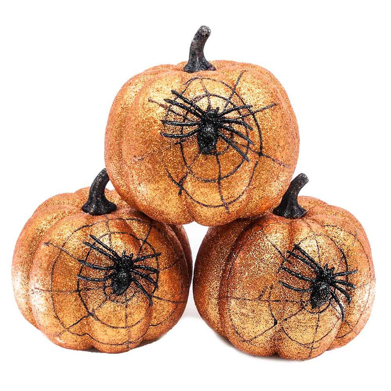 Glitter Pumpkin 14cm