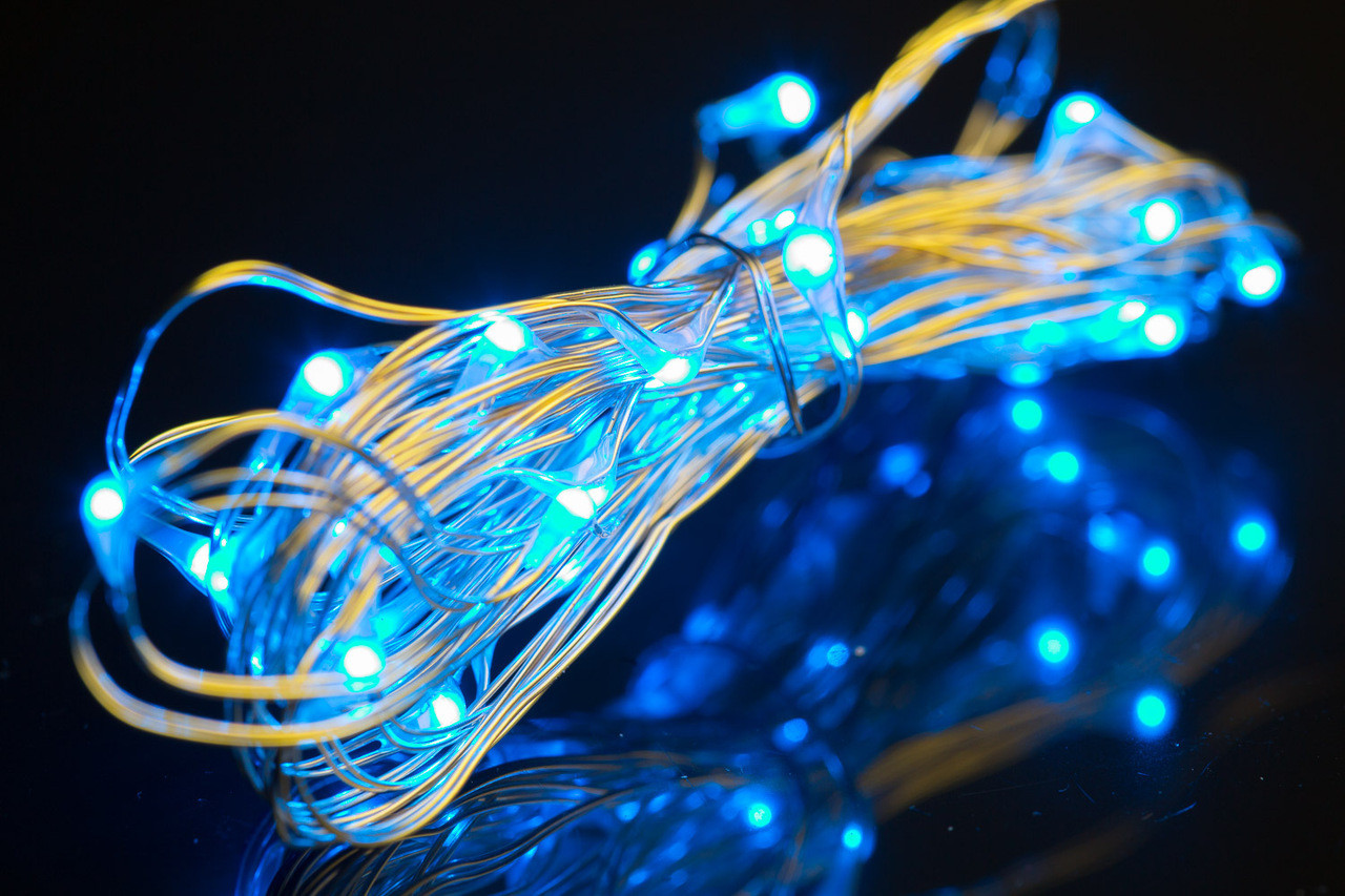 40pc LED Copper Wire Battery Powered Fairy Lights