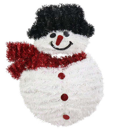 Tinsel Snowman 46cm